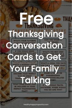 Free Thanksgiving conversation cards to get your family talking. Thanksgiving Conversation Starters Free Printable, Thanksgiving Ice Breakers For Adults, Thanksgiving Conversation Cards, Thanksgiving Questions For Adults, Get To Know You Activities For Adults, Thanksgiving Would You Rather For Kids, Thanksgiving Table Topics, Ice Breakers For Adults, Thanksgiving Table Talk