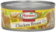 a can of chicken breast with no salt added