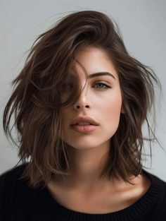 48 Summer Haircuts for Thick Hair: A Trendy Guide for 2024 Mid Length Hair With Layers Thick Hair, Hair Styles Design, Haircut Thick Wavy Hair, Short Summer Haircuts, Girls Hair Styles, Layered Thick Hair, Haircuts For Thick Hair, Thick Hair Cuts, Thick Wavy Hair