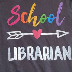 School Librarian T-Shirt Large This Was Purchased New From Etsy But Never Washed Or Worn. This Is New But Did Not Come With Tags. It Does Have A Faded Look, It Was Purchased This Way. Smoke Free Home Purple Short Sleeve School T-shirt, Purple Short Sleeve T-shirt For School, Librarian Tshirts, Thirty Flirty And Thriving, Pumpkin Tshirt, Christian Graphic Tees, Halloween Tee Shirts, Think Happy Thoughts, School Librarian