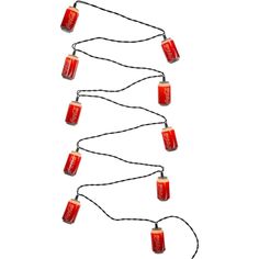 Red classic Coca-Cola Christmas lights. Comes with spare replacement bulbs and spare fuses. Contains 1 plug with end connector allowing you to stack multiple sets of lights together Coca Cola Light, Summer Barbeque, Coca Cola Christmas, Coca Cola Can, Globe String Lights, Can Light, Indoor String Lights, Novelty Lighting, Kurt Adler