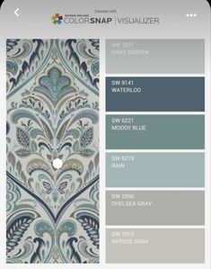 the color scheme for this wallpaper is blue and gray