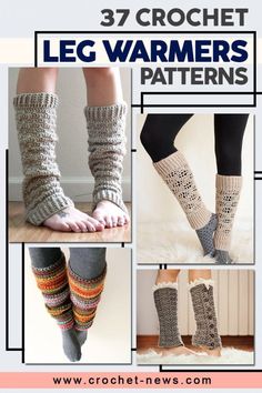 crochet leg warmers patterns for women and men