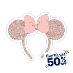 Decorate laptops, Hydro Flasks, cars and more with removable kiss-cut, vinyl decal stickers. Glossy, matte, and transparent options in various sizes. Super durable and water-resistant. Show your love for Disney with this beautiful deisgn Mouse Ears Headband, Ear Headbands, Mouse Ears, Decorate Laptops, Vinyl Decal Stickers, Kiss Cut, Vinyl Decal, Kiss, Water Resistant