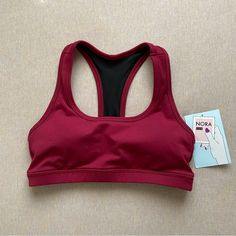 Fleo Nora Sports Bra In The Color Deep Red. Brand New With Tags. Size Small. Great For Working Out, Yoga, Crossfit, Running, Pilates. Price Is Firm. Red Sleeveless Sports Bra With Built-in Bra, Red Racerback Sports Bra For Gym, Red Racerback Activewear For Training, Red Racerback Athleisure Activewear, Red Racerback Sports Bra For Workout, Red Racerback Sports Bra For Athleisure, Red Racerback Sports Bra In Athleisure Style, Stretch Red Racerback Activewear, Red Stretch Racerback Activewear