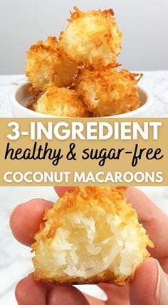 3 ingredient healthy and sugar - free coconut macaroni & cheese bites are the perfect snack