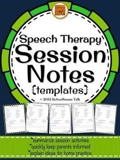 Session data templates, FREE Therapy Session Notes, Speech Therapy Organization, Slp Organization, Notes Templates