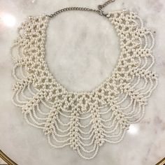 Beautiful Pearl Detail Vintage Pearl Collar, Jewelry Vintage, Cream White, Womens Jewelry Necklace, Vintage Ladies, Vintage Jewelry, Jewelry Necklaces, Women Jewelry, Collar