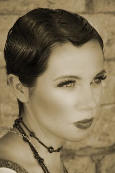 1920s Hair Tutorial, 50s Makeup, Masquerade Outfit, Vintage Pixie, Competition Hair, Ballroom Hair, Really Short Hair