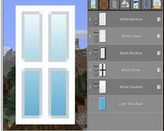 an image of a window in minecraft