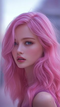 💄 Hot Pink Hair pink hair color ideas Highlights Subtle, Pink Hair Ideas, Pink Hair Color Ideas, Pink Hair Color, Cotton Candy Hair, Hot Pink Hair, Trendy Shades, Red Haired Beauty, Natural Highlights