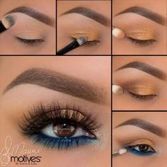 Makeup Definition, Makeup Zombie, Khol Eyeliner, Makeup Cantik, Make Up Designs, Revolution Eyeshadow, Eyeshadow For Brown Eyes, Sleek Makeup, Smokey Eye Makeup Tutorial