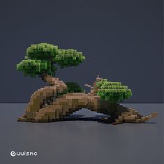 an image of a tree made out of lego blocks