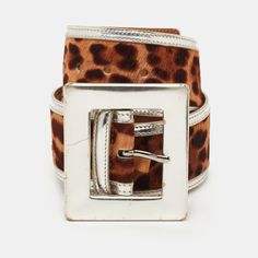 Crafted From Ombre Leopard Printed Calf Hair This Dolce And Gabbana Belt Is To Suit All Your Refined Looks. It Has A Silver Tone Lv Logo For The Right Element Of Luxury. Dolce And Gabbana Belt, Leather Wide Belt, Belt Wide, Lv Logo, Wide Leather Belt, Brown Leopard, Wide Belt, Luxury Closet, Calf Hair