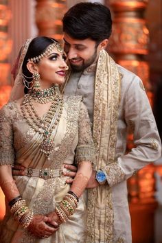 Indian Wedding Reception Outfits, Wedding Reception Outfit, Couple Wedding Dress