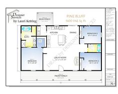 the floor plan for a small house