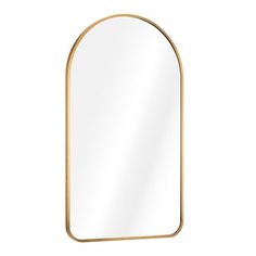 an arched mirror on a white background