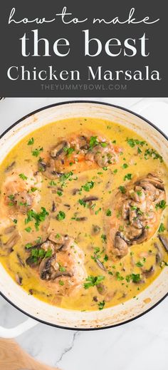 Learn the secret to the most flavorful Chicken Marsala with juicy chicken breasts and a creamy, savory sauce. Perfect for a cozy dinner! #ChickenRecipe #MarsalaSauce #DinnerIdeas