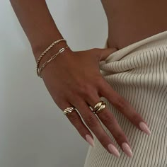 Jewelry Stack, Ring Stacks, Aesthetic Rings, Ring Stack, Gold Ring Stack