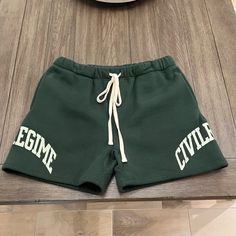 Pristine Condition Never Washed Limited Edition You Won’t Find These Anywhere Else In This Condition Price Reflects Supply/Demand Size L Measurements In Photos Limited Editions, Mens Shorts, Limited Edition, Man Shop, Green, Color