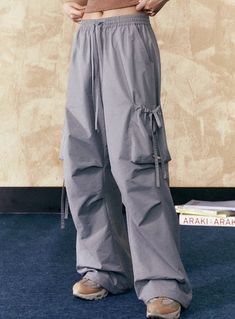 ■ ColorGray ■Size Unit (CM) Length Waist Hip S 102 66 104 M 104 70 108 L 106 74 112 ■Model info Height：160cm Weight ：42kg Wearing Size：M Baggy Tapered Leg Pants With Drawstring, Full Length Pants With Drawstring, Cotton Drawstring Full-length Pants, Full Length Cotton Pants With Drawstring, Gray Full Length Drawstring Bottoms, Baggy Drawstring Pants For Spring, Spring Baggy Pants With Drawstring, Spring Cargo Pants With Drawstring And Tapered Leg, Spring Tapered Leg Cargo Pants With Drawstring