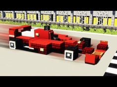 Ferrari Formula 1 Racing Car | Minecraft Vehicle Tutorial - YouTube Minecraft F1 Track, Minecraft Sports Car, Minecraft Cars Design, Minecraft Motorcycle, Minecraft Car Design, Car In Minecraft, Car Minecraft, Minecraft Cars, Minecraft Vehicles