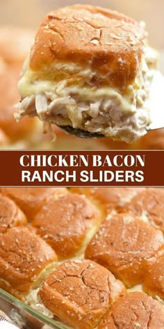 chicken bacon ranch sliders are an easy and delicious appetizer that everyone will love