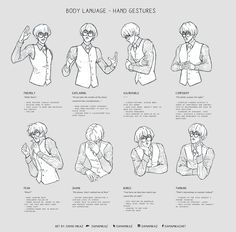 the body language and gestures for men