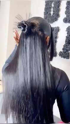 Ninja Bun, Hair Color Streaks, Quick Natural Hair Styles, Protective Hairstyles Braids, Pretty Hair Color, Natural Hair Styles Easy