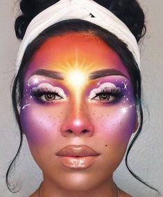 Eyeshadow Looks Step By Step, Fantasy Make-up, Eyeshadow Designs, Tutorial Eyeshadow, Eyeshadow Tips, Cool Halloween Makeup, Purple Eyeshadow, Colorful Eye Makeup, Top Makeup Products