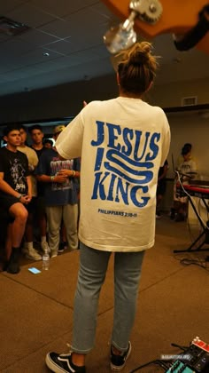 Jesus King, Christian Clothing Brand, Jesus Clothes, Christian Shirts Designs, Jesus Is King, Church Shirt, Shirt Design Inspiration, Jesus Is, Christian Clothing