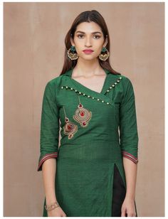 डिजाइनर कपड़े, Silk Kurti Designs