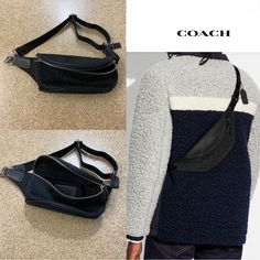 - 100% Authentic Vintage (Pre-Loved ) - Signature Coated Canvas - Zip Closure, Fabric Lining - Adjustable Strap For Wear At Waist - 13" (L) X 6 1/2" (H) - Color Black This Is A Pre-Loved Beautiful Coach Mini Fanny Pack Bag, Perfect For The On The Go & Traveling Light Type Of Individual! The Pictures With Models Are Examples Of How To Wear This Fabulous Designer Bag! Mini Belt Bag, Pack Bag, Designer Bag, Fanny Pack, Belt Bag, The Go, Bags Designer, Adjustable Straps, Womens Sizes