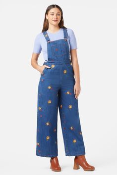 mid-denim Floral Dungarees, Masc Cottagecore, Pinafore Top, Overall Style, Tartan Dress, Baby Jacket, Teacher Style, Short Coat Jackets, Teacher Outfits