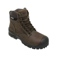 This all purpose work boot features a beautiful Crazy horse leather upper with an Oil and slip resistant outsole. The composite toe protects your toes while the Dual Density PU Midsole provides a comfortable fit. Waterproof, comfortable, and affordable! Size: M.  Color: Brown.  Gender: male.  Age Group: adult. Composite Toe Work Boots, Beautiful Crazy, Work Boots Men, Work Boot, Crazy Horse, Work Boots, Brown Boots, Density, Clothing And Shoes