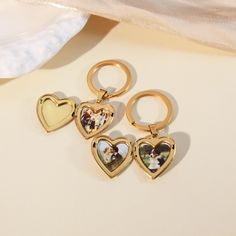 Personalized 14K Gold-Plated Heart Locket Keychain, Heart locket Photo Keychain,Waterproof Pendant, Locket that Opens,Christmas gift for Her PERFECT GIFT ♥ Delight your friends or family with this unique gift. The perfect Mother's Day gift, a photo necklace for mom, new mom, sister, friend, girlfriend to treasure your memories.Christmas gifts, Anniversary gifts, Wedding gifts, Birthday gifts, etc. D E T A I L * MATERIAL : High Quality Stainless steel * Color : Gold / Silver / Rose Gold * Pendant Size : 23 x 25 mm * It is recommended to send high-resolution, high-definition photos. (Please note: Due to the small size of the pendant, we usually crop the photo to a certain extent during production, but we will ensure that the face of the person in the photo is displayed). H O W ∙ T O ∙ O R D Customized Jewelry Keepsake For Valentine's Day, Customized Jewelry For Valentine's Day Keepsake, Personalized Locket Jewelry For Valentine's Day, Valentine's Day Jewelry Locket For Personalized Gift, Valentine's Day Anniversary Charms Jewelry Gift, Valentine's Day Anniversary Gift Charms Jewelry, Heart Charm Locket Necklace Gift, Wedding Locket Necklace With Charms For Valentine's Day, Personalized Heart-shaped Gold Jewelry