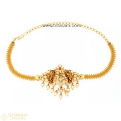 22K Gold Choker Necklaces -Indian Gold Jewelry -Buy Online Elegant Temple Necklace With Jewels, Classic Jewelry For Festivals And Gifts, Traditional 22k Gold Choker Gift, Traditional Gold-plated Choker, Gold Bollywood Style Handmade Choker, Gold-tone Gold Plated Choker, Necklaces Indian, Bollywood Style Hand-set Gold Choker, Indian Diamond Jewellery