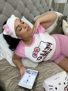 Girly Stuff Aesthetic, Self Care Luxury, Cute Lounge Outfits, Stuff Aesthetic, Hello Kitty Y2k, Lounge Outfits, Pretty Pink Princess, Birthday Wishes For Myself