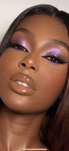 Purple Makeup Looks, Mekap Mata, Purple Eye Makeup, Purple Makeup, Smink Inspiration, Makeup Aesthetic