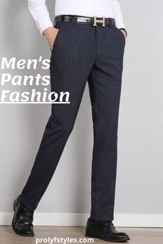 Men's Style Dress Pants feature a stylish straight modern fit designed with comfort, fit and style in mind. This Men's stripe pants are the perfect formal and business casual pants. Men's Dress Pants are great for Work, Holidays, and Everyday Wear. slim fit design pants for men, men's business casual pants, men's tailored pants, men's tailored trousers. #mensfashion #menspants #mensstyles #menslook #menbusinessstyle Holiday Fits, Men's Business Casual, Men's Business Outfits, Design Pants