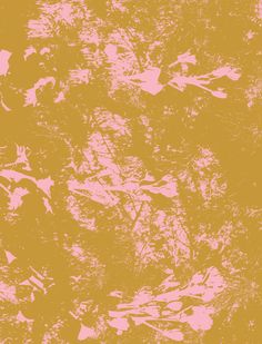 an orange and pink background with lots of leaves