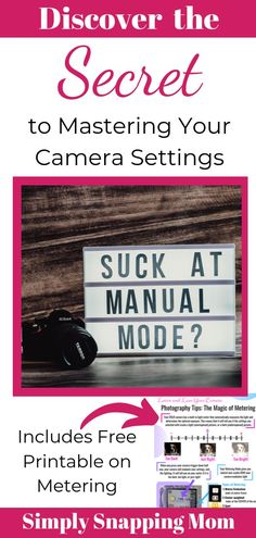 a sign that says, how to use the camera mode? and an image of a mouse