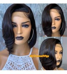 Lace Front Straight, Parting Hair, Quick Weave Hairstyles, Short Human Hair Wigs, Short Sassy Hair, Short Hair Wigs, Sassy Hair, Pixie Bob, Front Lace Wigs Human Hair