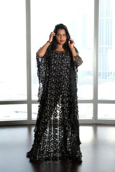 Black maxi dress Eid Evening Floor-length Maxi Dress, Evening Dresses With Sheer Dupatta For Eid, Festive Long Dress Abaya For Party, Elegant Black Dress With Sheer Dupatta, Festive Party Abaya Long Dress, Festive Party Long Abaya, Luxury Festive Maxi Dress, Evening Maxi Dress For Eid, Black Maxi Dress For Eid Evening