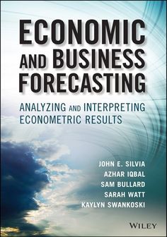 the book cover for economic and business forecasting