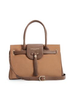 The Windsor Handbag - Tan Fairfax And Favor, Tan Handbags, Suede Handbags, Tan Suede, Work Bag, One Bag, Shopping Tote, Soft Suede, Timeless Classic