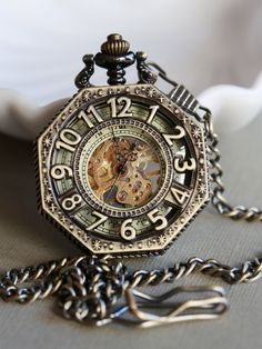 This pocket watch can be purchase with or without engravings. Engraving will be on back glass of the pocket watch.  Great gift for everyone even yourself ! Our elegant steampunk victoriana pocket watch has elegant carved case design. Diameter of the watch is 1-3/4". Watch is mechanical, please wind it after arrival. Setting the time You will need to grasp the crown (button at the top) tightly and pull. When you hear a click you will be able to turn the crown/button to set the time. Once you have Elegant Steampunk, Steampunk Pocket Watch, Armani Watches For Men, Mechanical Pocket Watch, Watch Pocket, Armani Watches, Pocket Watch Chain, Cartier Watch, Groomsmen Gift