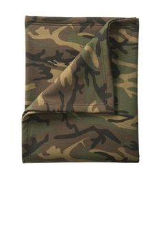 the camo sheet set is folded and ready to be used