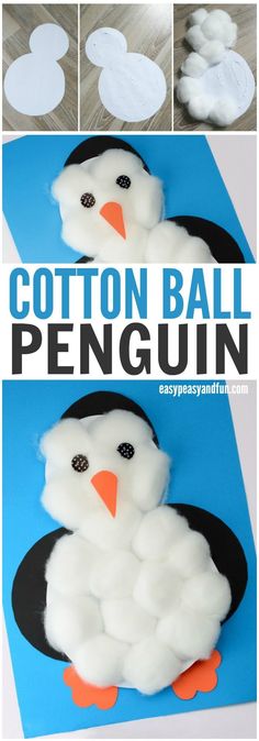 this penguin craft is perfect for kids to make and it's easy to do