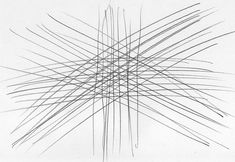 an abstract drawing with lines in the middle